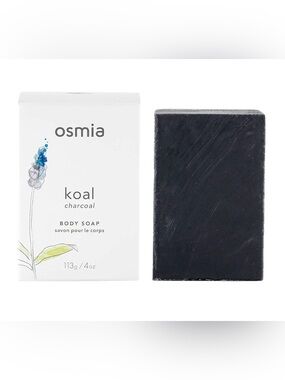NWT Osmia koal Charcoal Body Soap 4oz